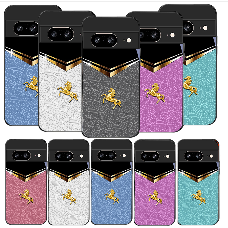 Phone Cases Horse - Dark Night Golden Horse für Google