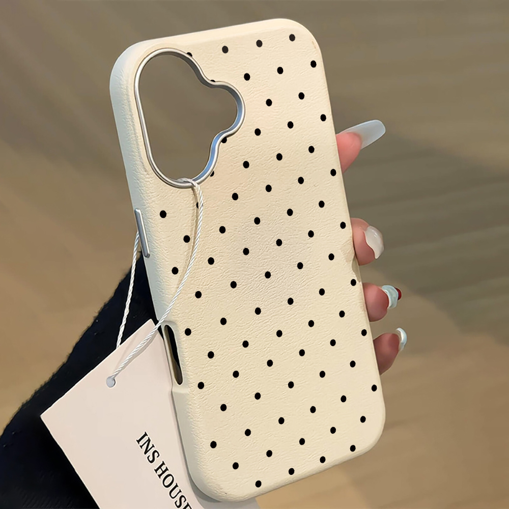 Phone Cases Korean - Koreanische INS Niedliche Polka-Dot Handyhülle für