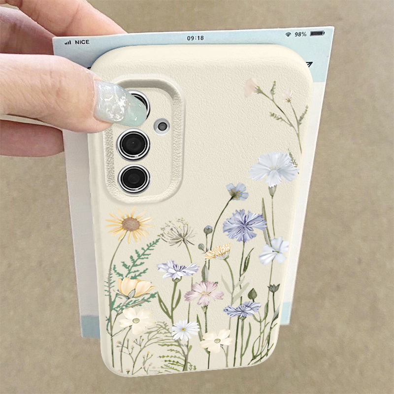 Phone Cases For Samsung A14 - Kleine Blumen Handyhülle für Samsung Galaxy