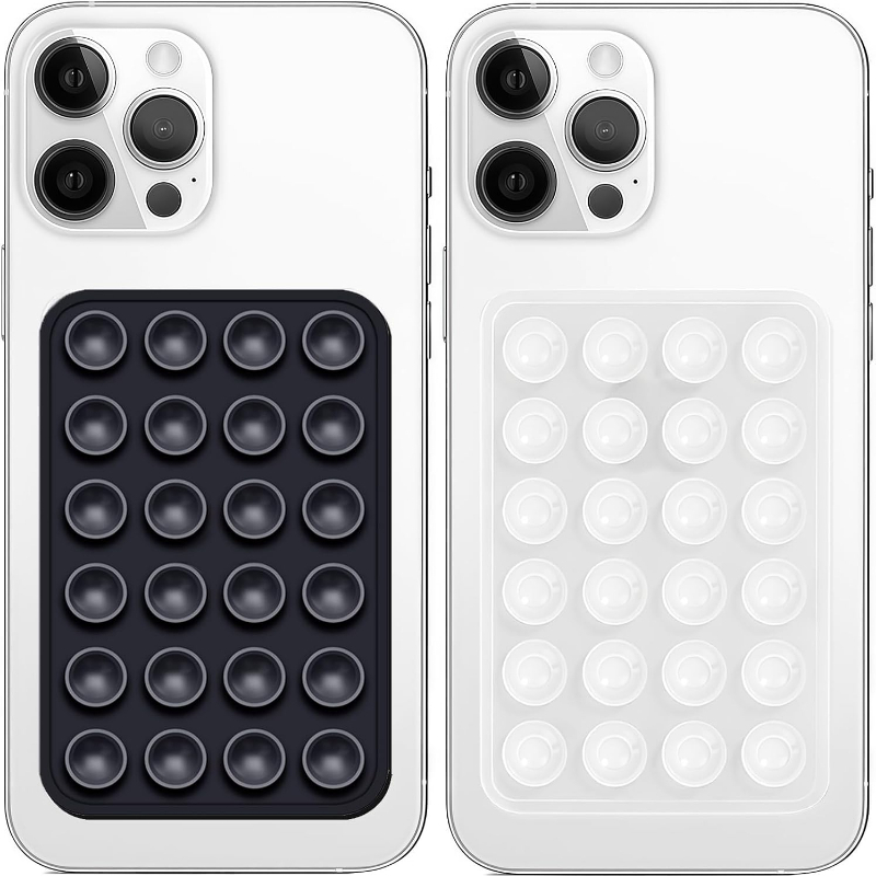 Phone Cases With Stand - Silikon-Saugnapf-Handyhalterung Multifunktionale Saugnapf-Wandhalterung Quadratische Rutschfeste Einseitige