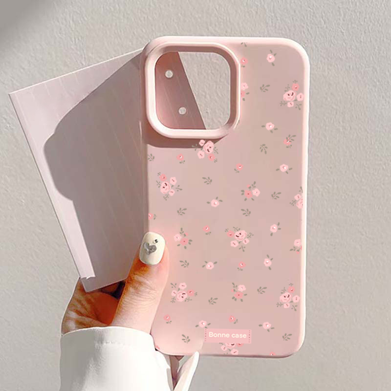 Phone Cases Korean - INS Korea Rosa Blume Telefon Fall