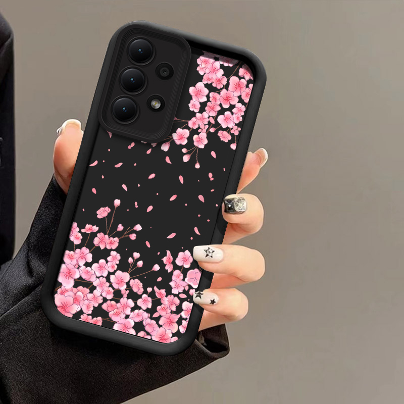 Phone Cases For Samsung A14 - Bedruckte Pfirsichblüten Handyhülle für Samsung Galaxy