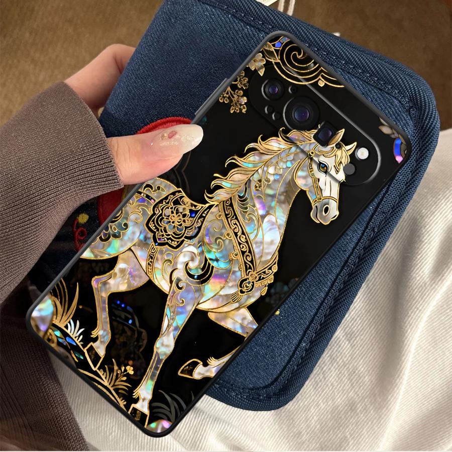 Phone Cases Horse - Lucky Horse Funda Handyhülle für Google