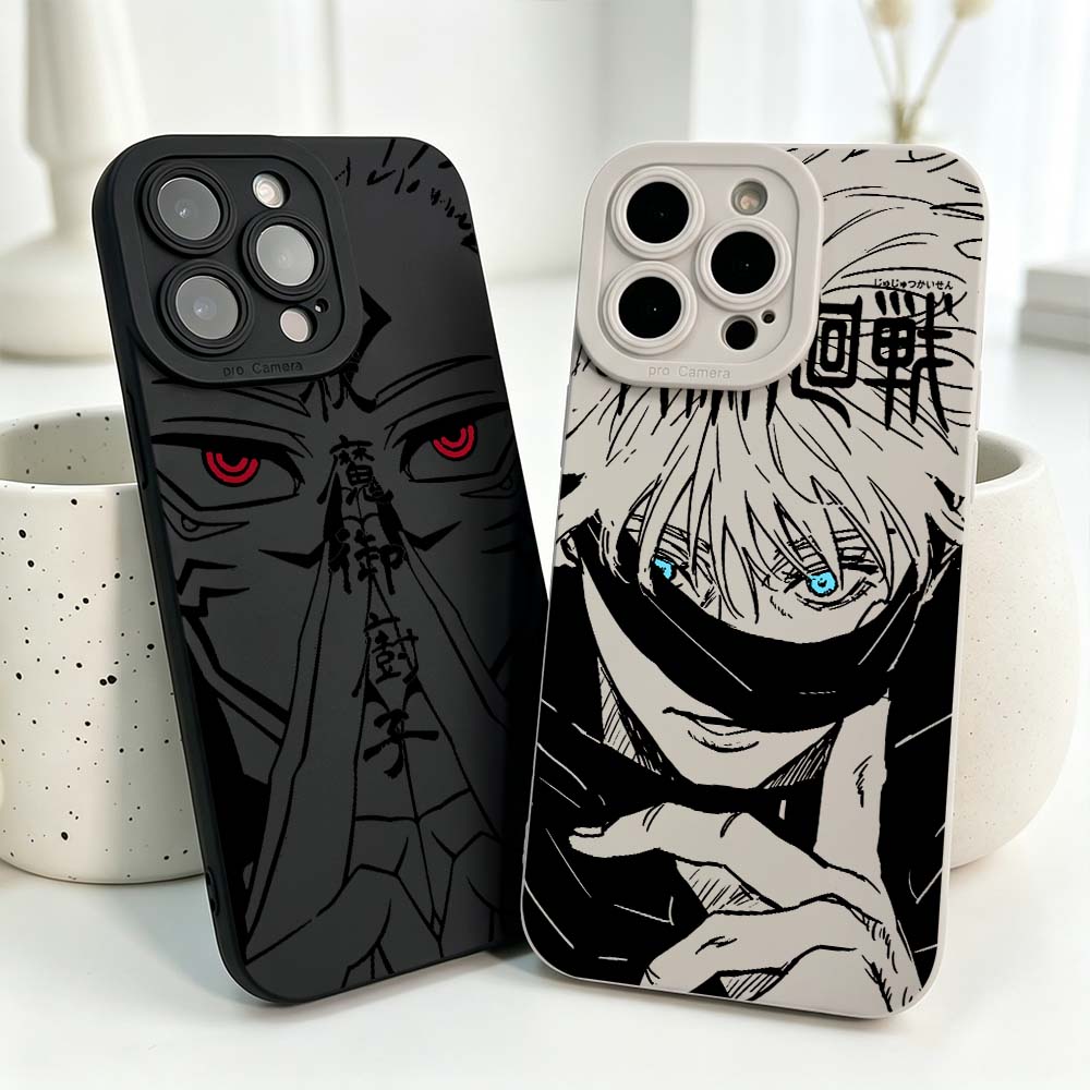 Phone Cases Iphone 12 - Anime Jujutsu Kaisen Coole Silikonhülle für