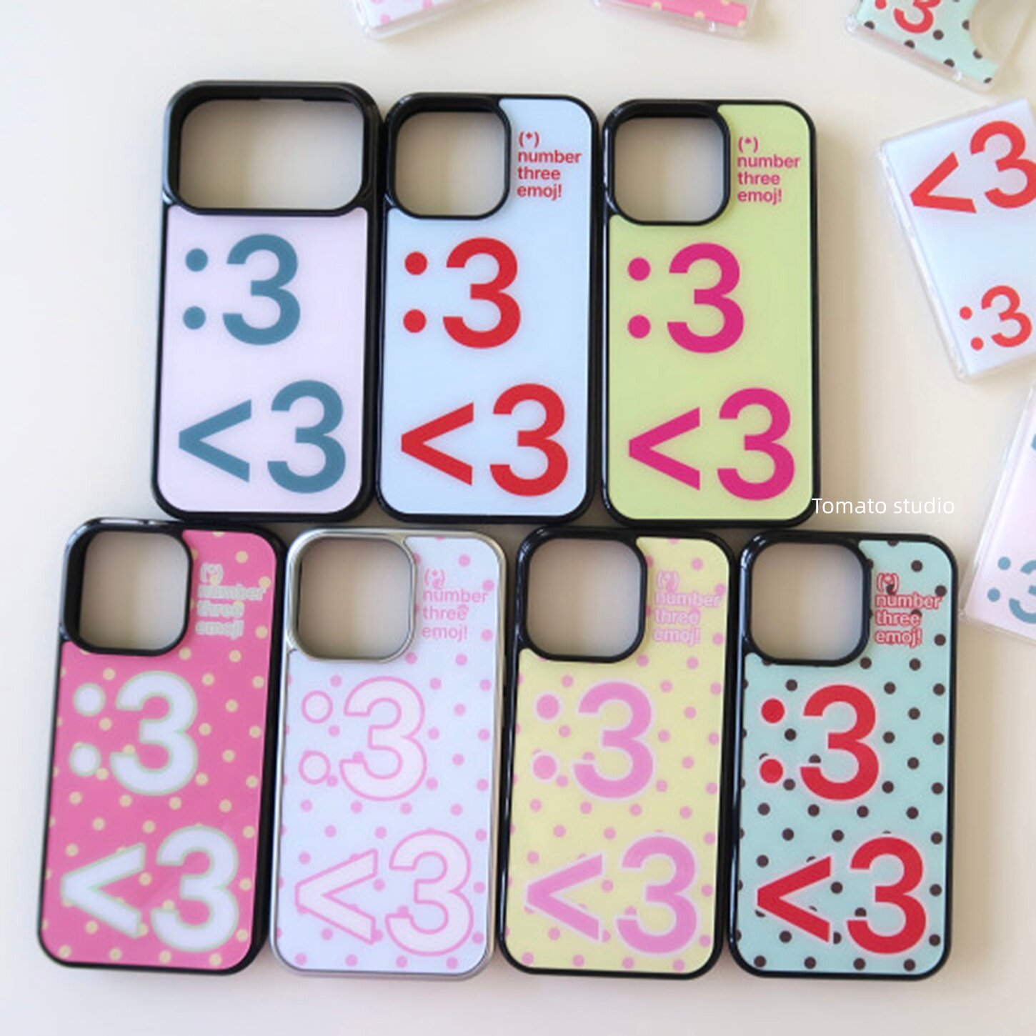 Phone Cases Korean - Koreanische Ins Digital Symbol Polka Dots