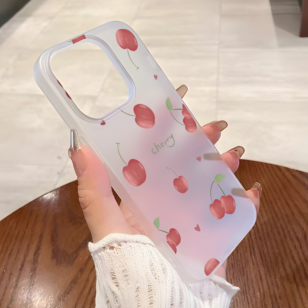 Phone Cases Iphone 12 - Kirsch-Handyhülle Mattiert für iPhone 17 18
