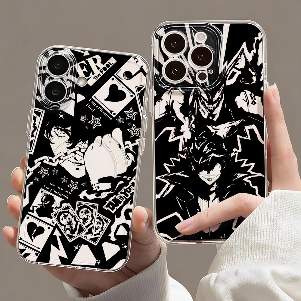 Phone Cases Iphone 12 - Game P-Persona 5 Handyhülle Magnetische Transparente