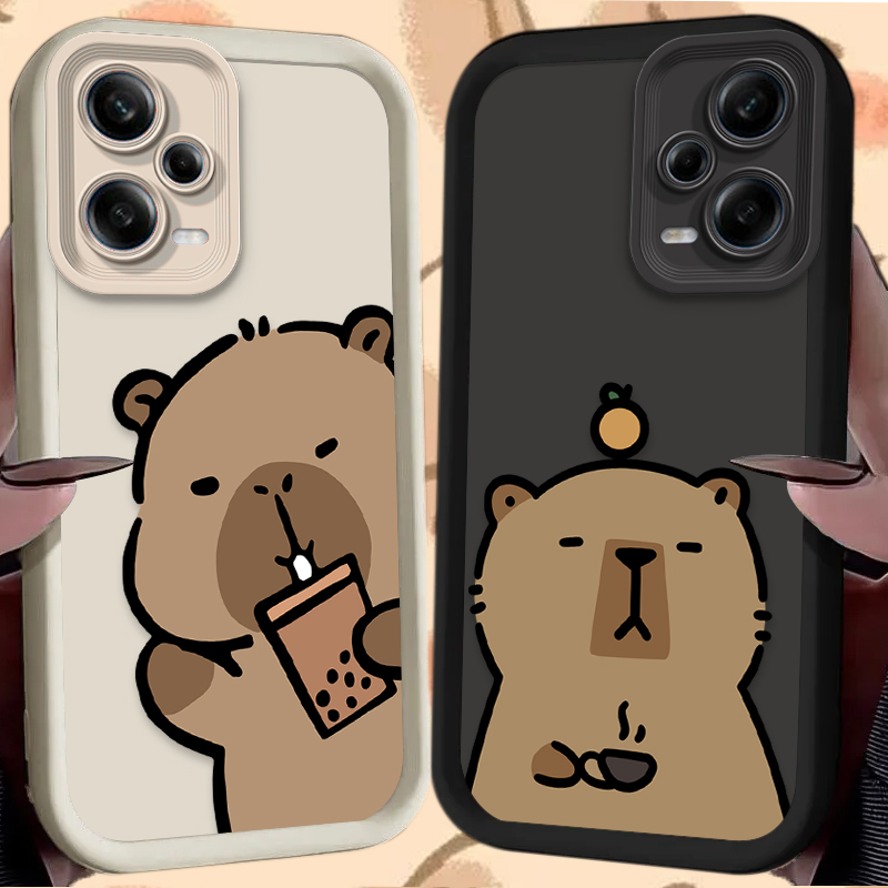 Xiaomi Redmi Note 14 - Niedliche Cartoon-Capybara Handyhülle für Xiaomi Redmi