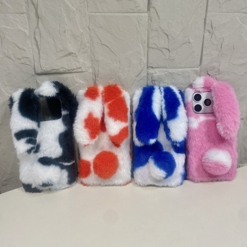 Phone Cases Iphone 12 - Niedliche Hasen-Design Flauschige Handyhüllen für iPhone