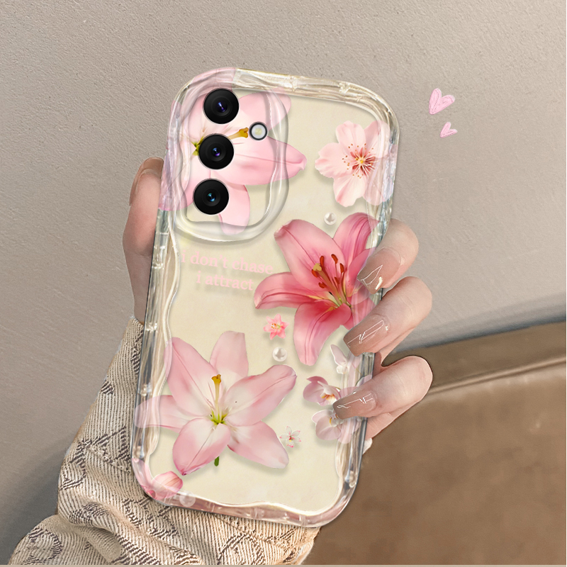 Schöne Rosa Lilien-Muster Hand – Phone Cases For Samsung A14 Bewertung und Preis
