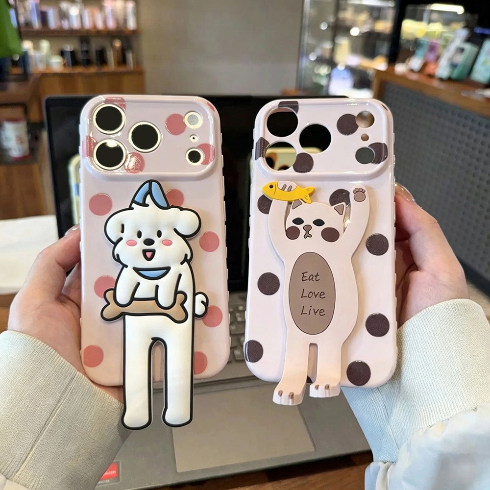 Niedliche Polka-Dot-Handyhülle – Phone Cases With Stand Bewertung und Preis