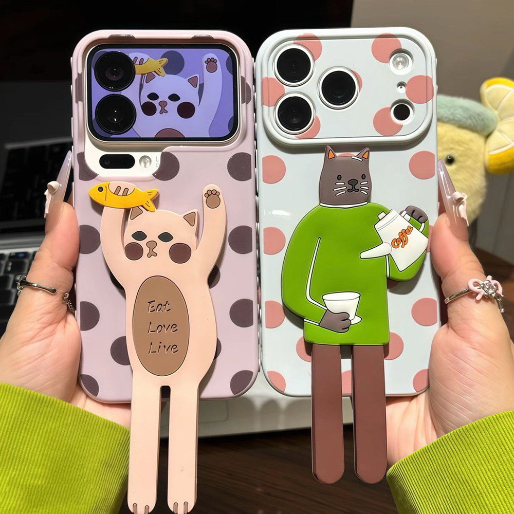 Niedliche Polka-Dot-Handyhülle – Phone Cases With Stand Bewertung und Preis