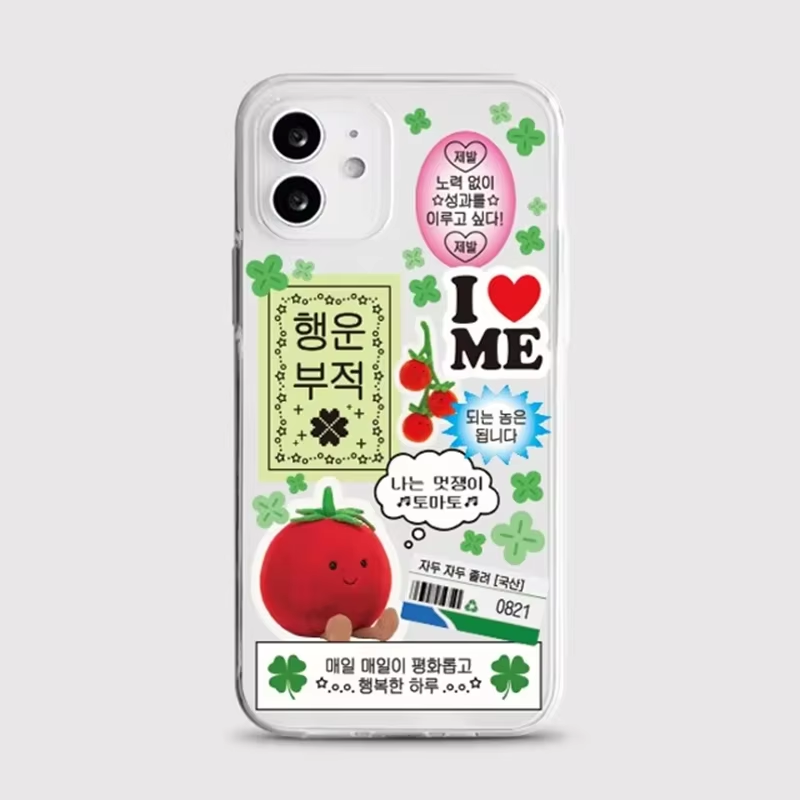 Koreanische Ins-Stil Süße Vier – Phone Cases Korean Bewertung und Preis