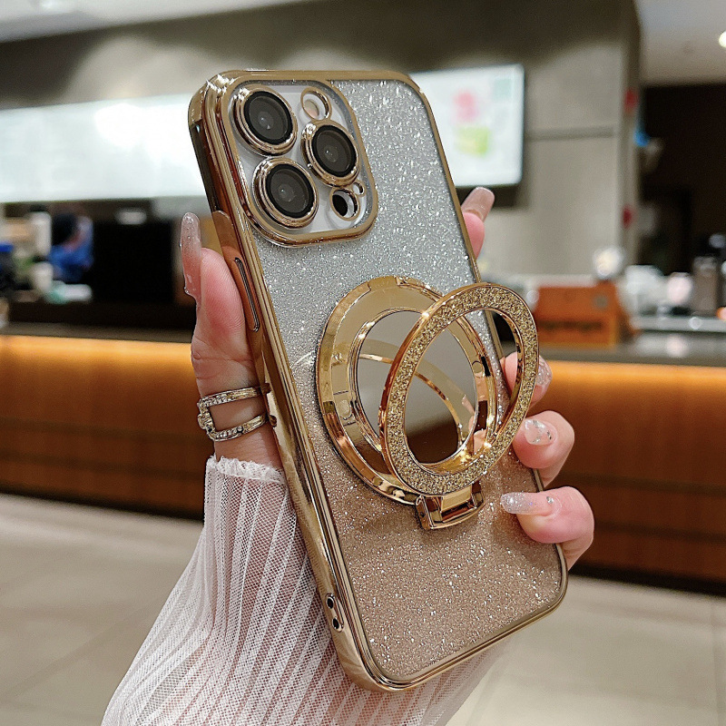 Glitzer-Spiegel-Handyhülle für – Phone Cases Vogue Bewertung und Preis