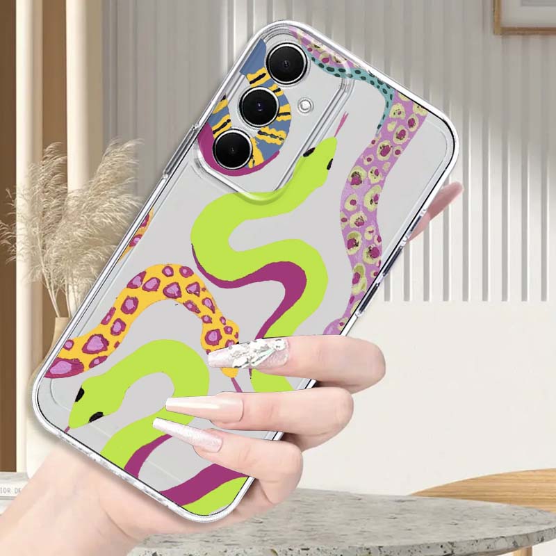 Bunte, lustige Schlangen-Handy – Phone Cases For Samsung A14 Bewertung und Preis