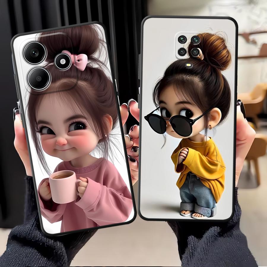 Cartoon-Mädchen-Muster Handyhü – Xiaomi Redmi Note 14 Bewertung und Preis