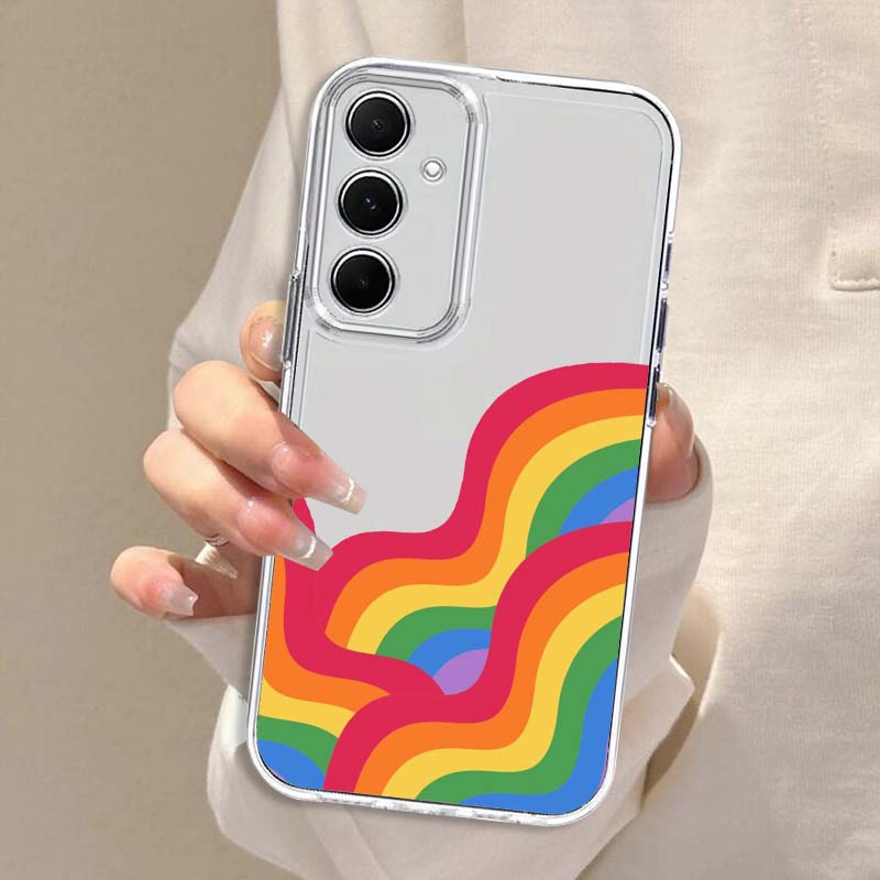Bunte Regenbogen-Kunst für Sam – Phone Cases For Samsung A14 Bewertung und Preis