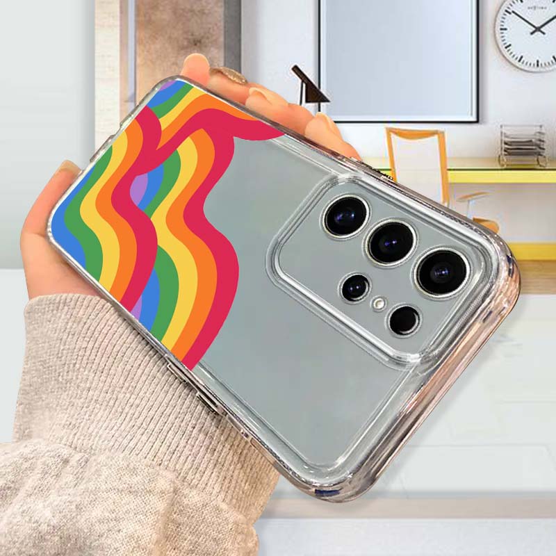 Bunte Regenbogen-Kunst für Sam – Phone Cases For Samsung A14 Bewertung und Preis