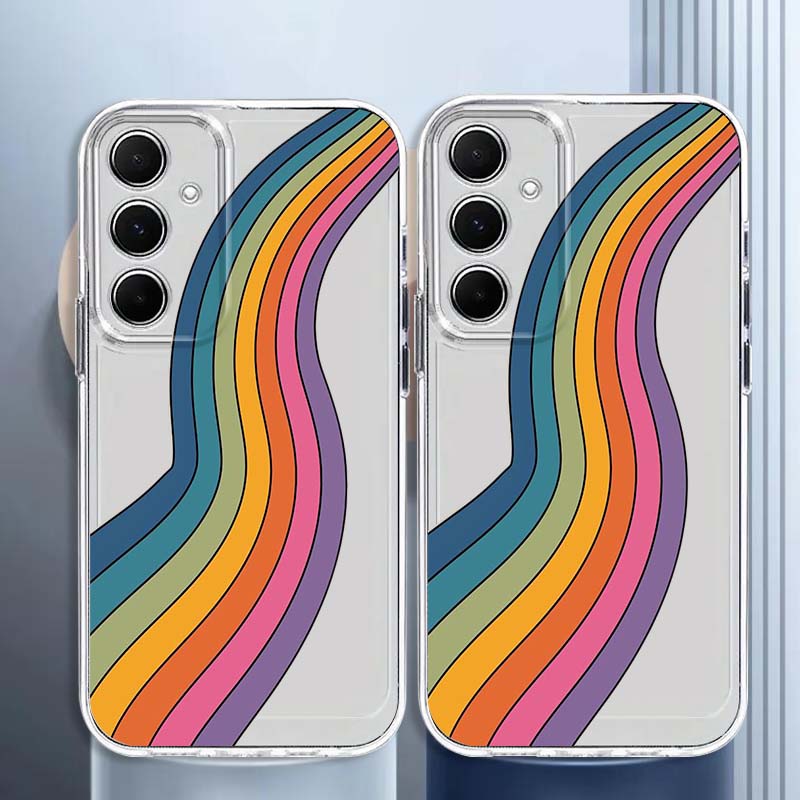 Bunte Regenbogen-Kunst für Sam – Phone Cases For Samsung A14 Bewertung und Preis