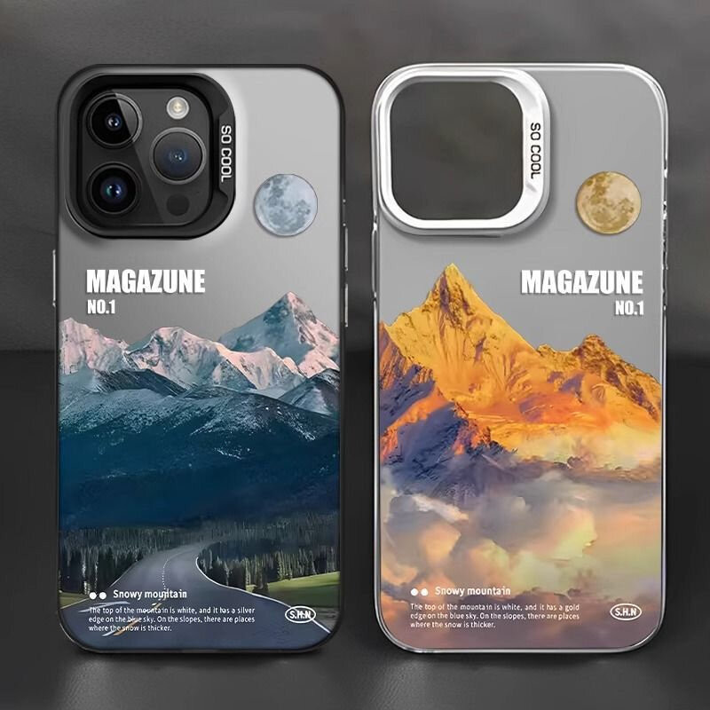 Schnee Berg Straße Landschaft  – Phone Cases Vogue Bewertung und Preis
