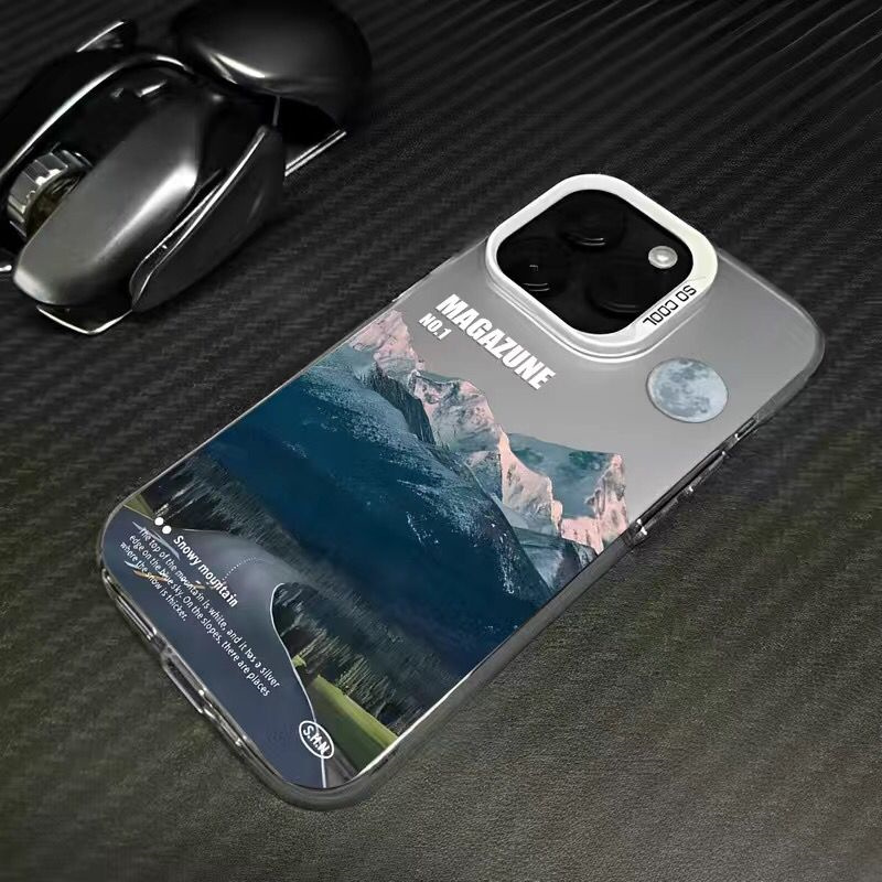 Schnee Berg Straße Landschaft  – Phone Cases Vogue Bewertung und Preis