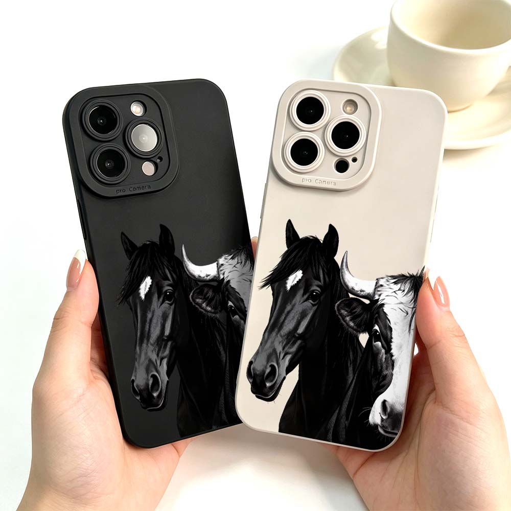 Ochsen und Pferde für Apple iP – Phone Cases Horse Bewertung und Preis