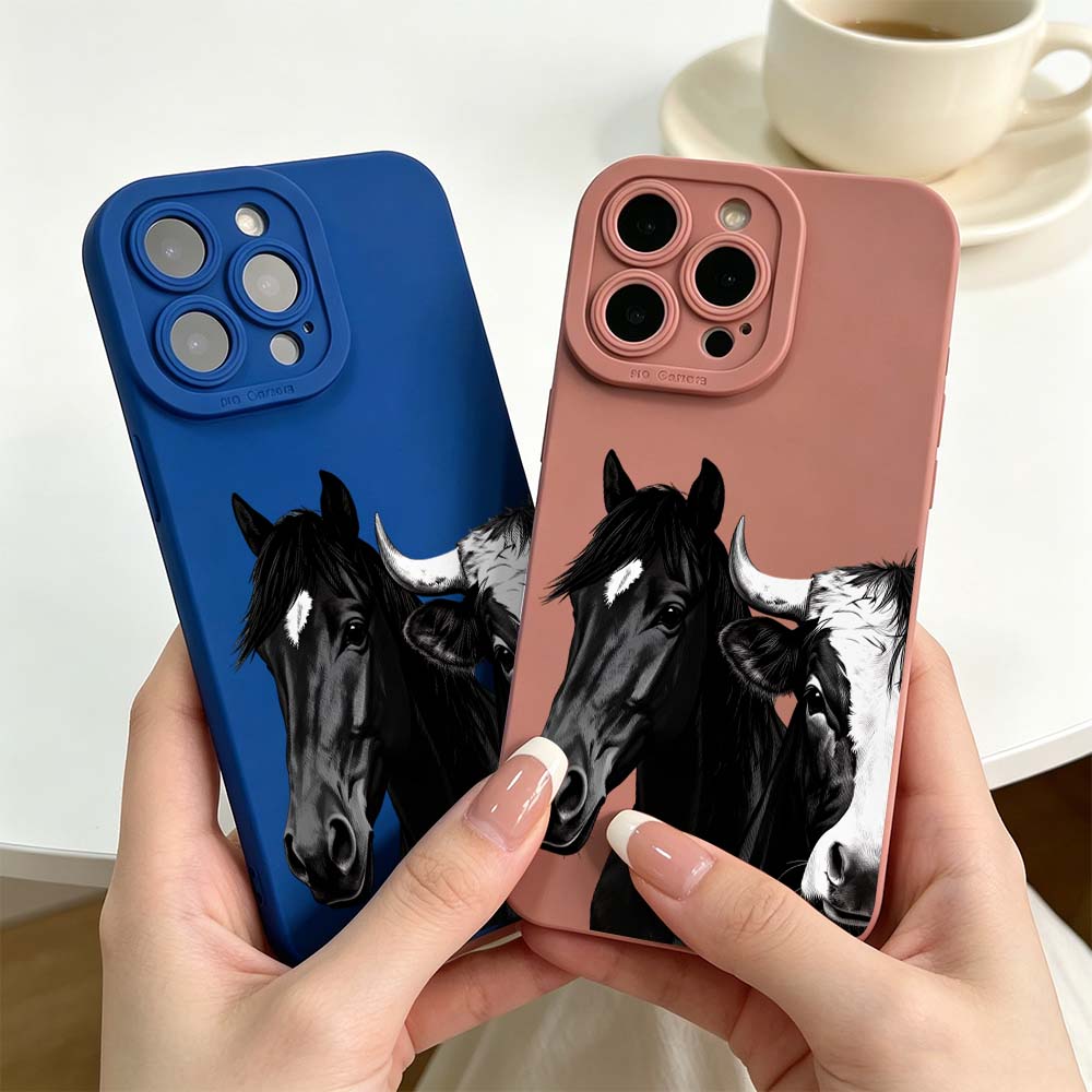 Ochsen und Pferde für Apple iP – Phone Cases Horse Bewertung und Preis