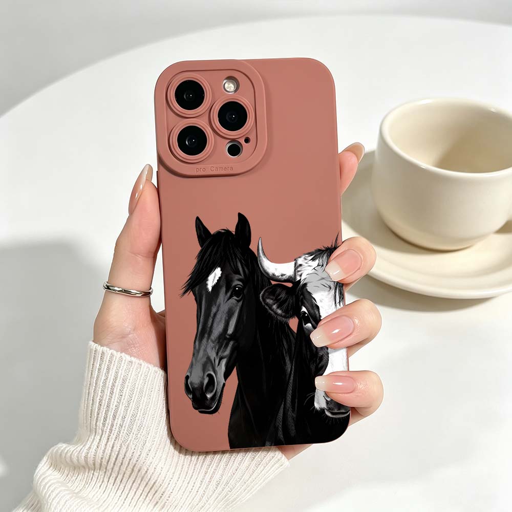 Ochsen und Pferde für Apple iP – Phone Cases Horse Bewertung und Preis