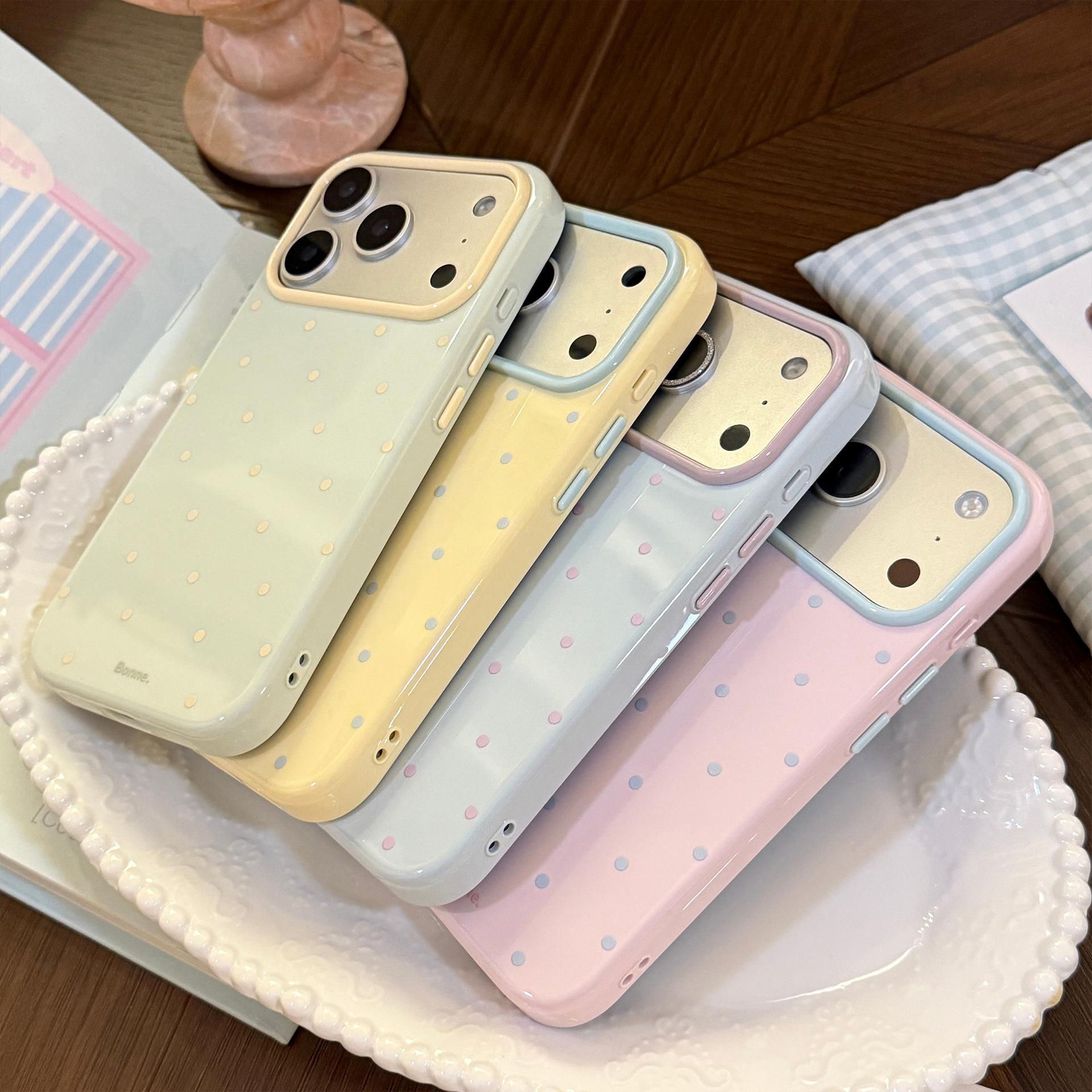 INS Koreanische Polka Dots Can – Phone Cases Korean Bewertung und Preis