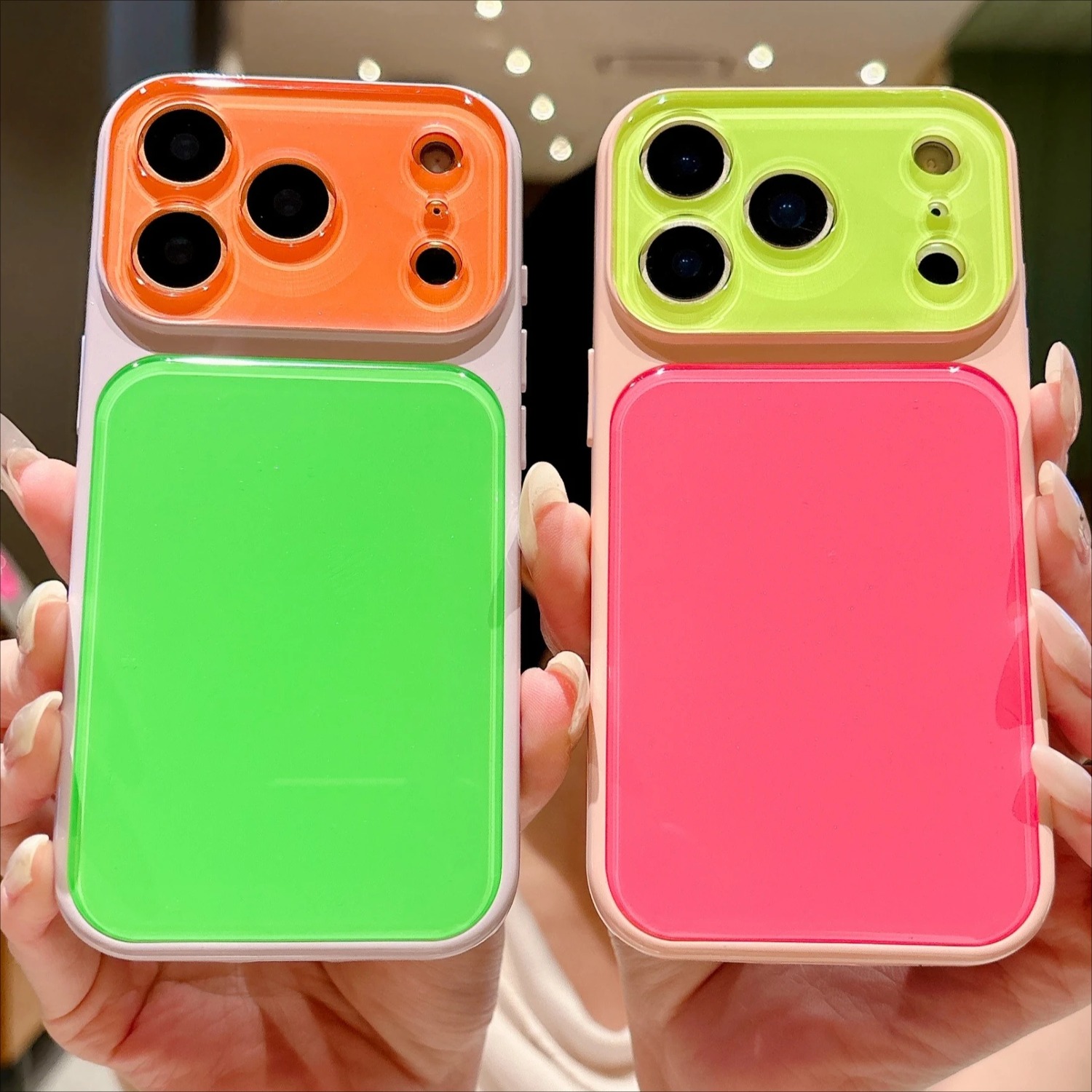 Farbblock-Handyhülle für iPhon – Phone Cases Vogue Bewertung und Preis